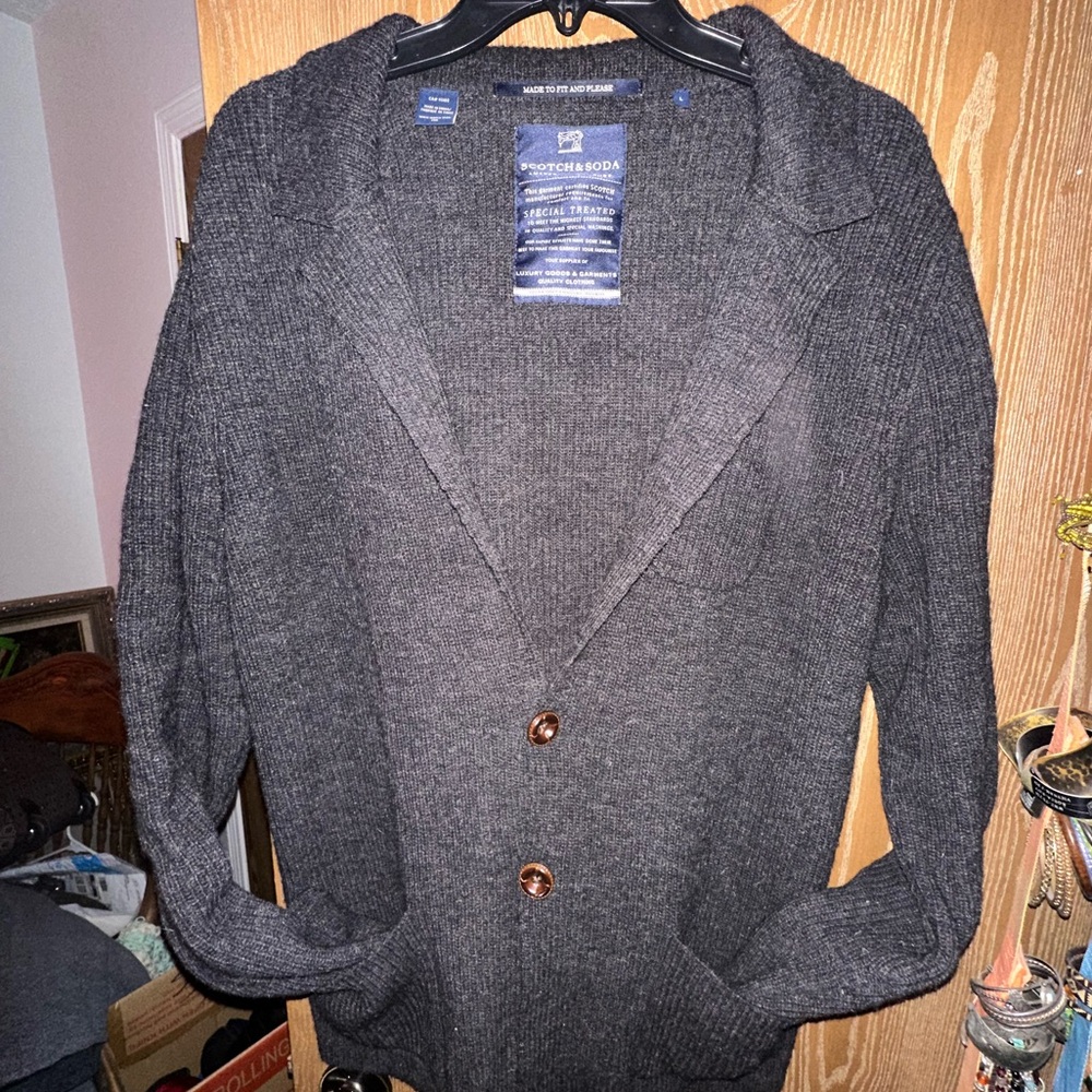 Men’s wool Scotch & Soda cardigan sweater